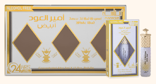 Ameer White Oud Roll on 6ml