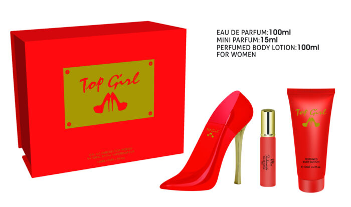 Top Girl Red Giftset 3 pc