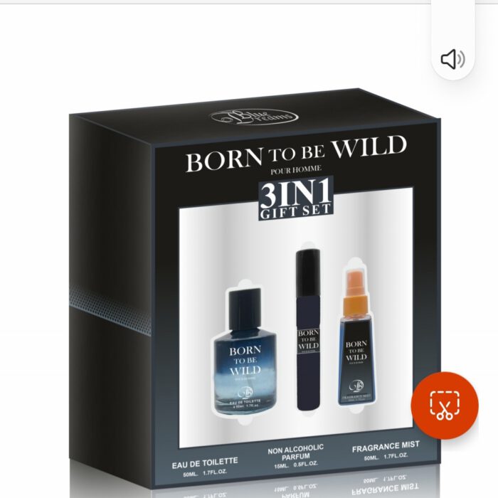 Giftset Born to be wild 3 pcs