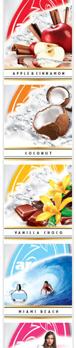 Car Perfume Mon Areon - Mixed Stripe 30 pcs