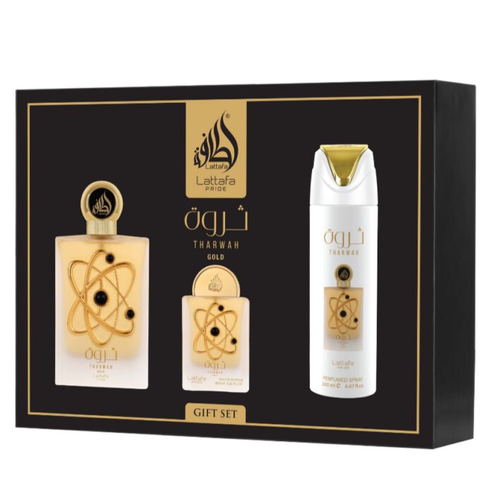 Tharwah Gold Giftset 4 pcs